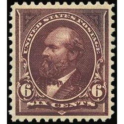 us stamp postage issues 271 garfield 6 1895