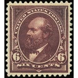 us stamp postage issues 271 garfield 6 1895