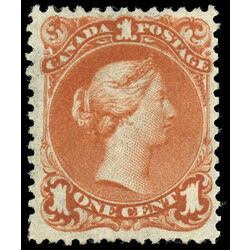 canada stamp 22b queen victoria 1 1868 M VF 015