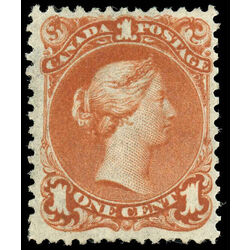 canada stamp 22b queen victoria 1 1868 M VF 015