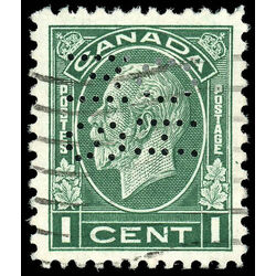 canada stamp o official oa195 king george v 1 1932 U VF 001