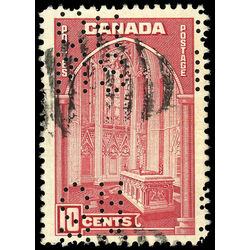 canada stamp o official o8 241 memorial chamber 10 1938