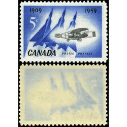 canada stamp 383 silver dart and jet planes 5 1959 M VFNH 003