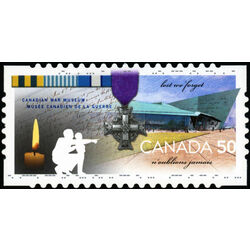 canada stamp 2108 war museum medal morse code 50 2005