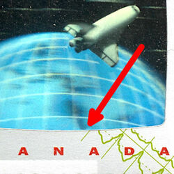 canada stamp 1442iv canada in space 84 1992