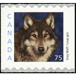canada stamp 1880 grey wolf 75 2000