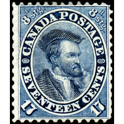 canada stamp 19 jacques cartier 17 1859 M VFOG 032