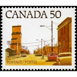 canada stamp 723av prairie street scene 50 1978