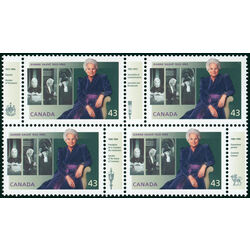 canada stamp 1509a jeanne sauve 1922 1993 1994 M VFNH BLOCK