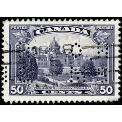 canada stamp o official o226 pictorial issue victoria b c 50 1935