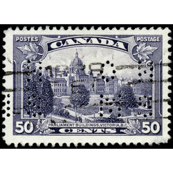 canada stamp o official o9 226 pictorial issue victoria b c 50 1935