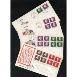 collection of 14 old canada first day covers queen eii 1962 1963