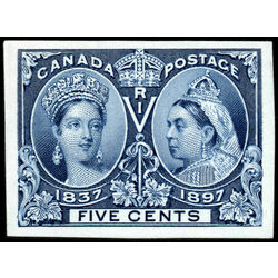 canada stamp 54p queen victoria diamond jubilee 5 1897