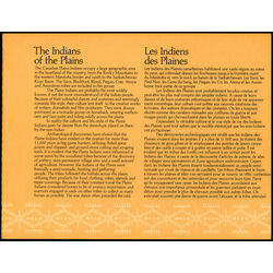 indians of canada heritage stamp collection
