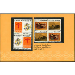 indians of canada heritage stamp collection