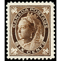 canada stamp 71 queen victoria 6 1897 M XFNH 029