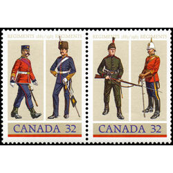 canada stamp 1008a army regiments 1983
