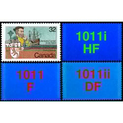 canada stamp 1011i cartier and ship 32 1984