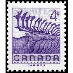 canada stamp 360 caribou 4 1956