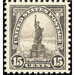 us stamp postage issues 566 statue of liberty 15 1922