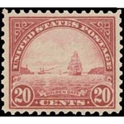 us stamp postage issues 567 golden gate 20 1922