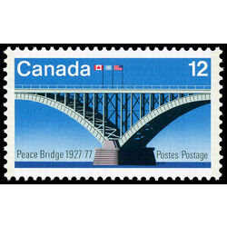 canada stamp 737iii peace bridge 12 1977