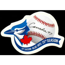 canada stamp 1901 emblem for 25th anniversary of the toronto blue jays baseball team 47 2001