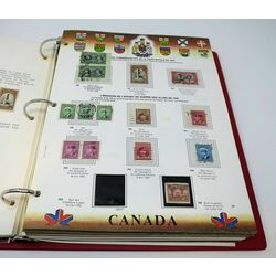 canada used stamp album