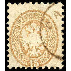 lombardy stamp 24 coat of arms 1864 U 001
