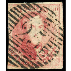 belgium stamp 8 king leopold i 40 1851 U 002