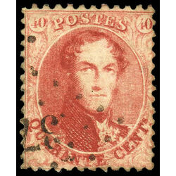 belgium stamp 16 king leopold i 40 1863