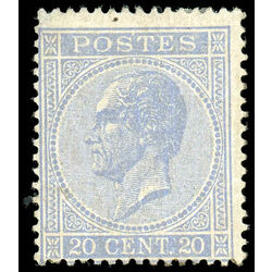 belgium stamp 19 king leopold i 20 1867 M 001