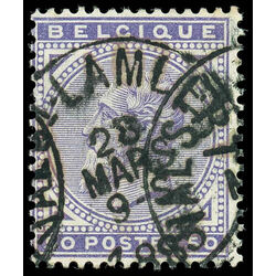 belgium stamp 48 king leopold ii 50 1883