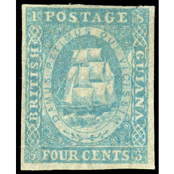 british guiana stamp 10b seal of the colony 4 1853