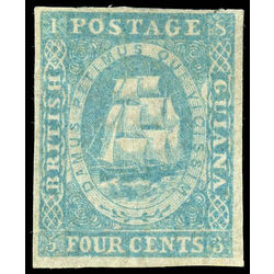 british guiana stamp 10b seal of the colony 4 1853