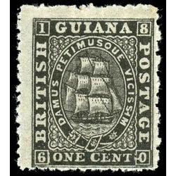british guiana stamp 24 seal of the colony 1 1863 M 001