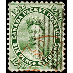 canada stamp 18 queen victoria 12 1859 U VF 027