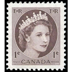 canada stamp 337 queen elizabeth ii 1 1954