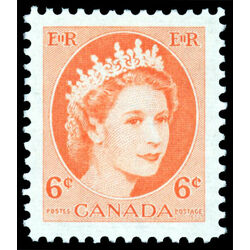 canada stamp 342 queen elizabeth ii 6 1954