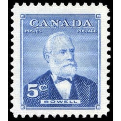 canada stamp 350 sir mackenzie bowell 5 1954