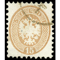 lombardy stamp 24 coat of arms 1864 U VF 002