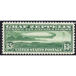 us stamp air mail c c13 graf zeppelin 65 1930