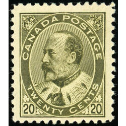 canada stamp 94 edward vii 20 1904 M VF 020