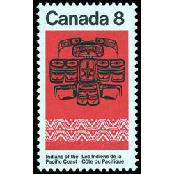 canada stamp 573 kwakiutl house thunderbird 8 1974