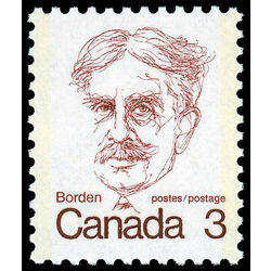 canada stamp 588 sir robert borden 3 1973