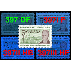 canada stamp 397 lord selkirk 5 1962
