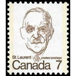 canada stamp 592 louis st laurent 7 1974
