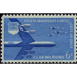 us stamp c air mail c49 b 52 stratofortress and f 104 s 6 1957