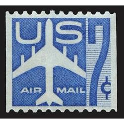 us stamp c air mail c52 silhouette of jet airliner 7 1958