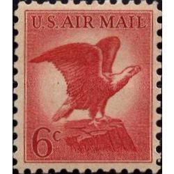 us stamp c air mail c67 bald eagle 6 1963